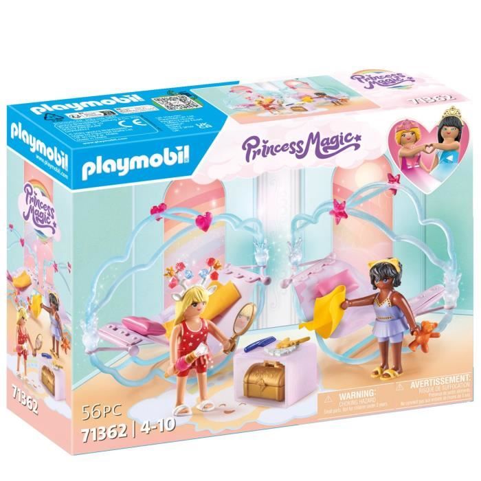 PLAYMOBIL 71362 Princess Room - Princess Magic - Includes two princesses and two rocking beds - Ages 4 and up