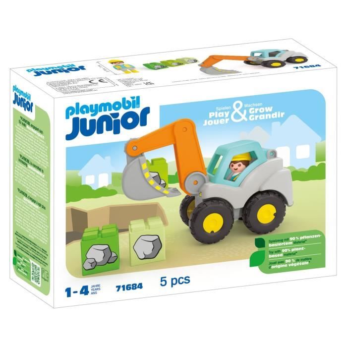 PLAYMOBIL Junior 71684 Excavator, For babies, From 12 months