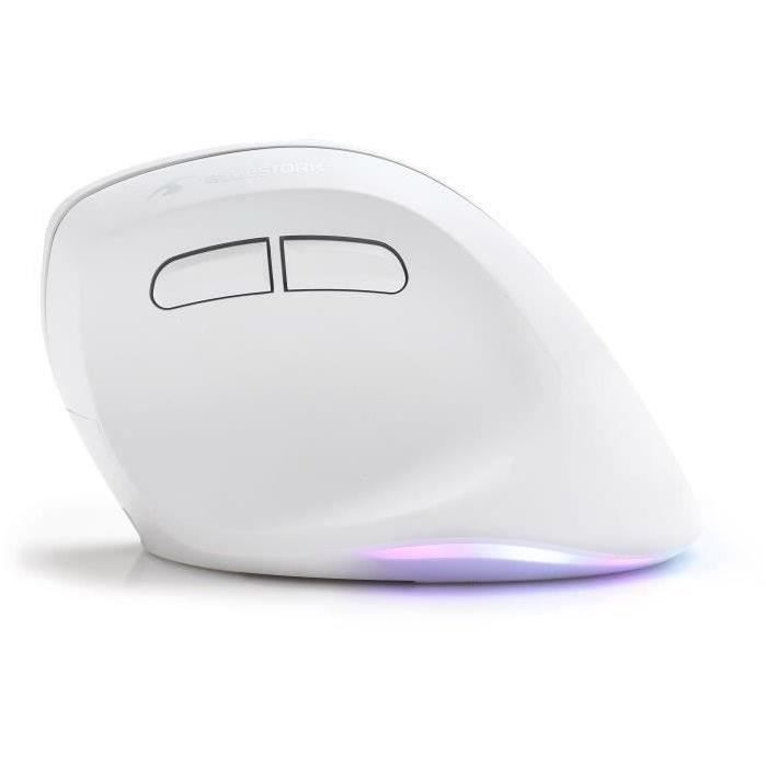 Wireless Ergonomic Mouse - BLUESTORK - ERGO - Luminous - PC/MAC - Black