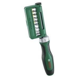 Bosch 19-Piece Ratchet Screwdriver Set (36 Teeth Softgrip Magnetic Bit Holder 18-Piece S2 Steel Snap-On Bar)