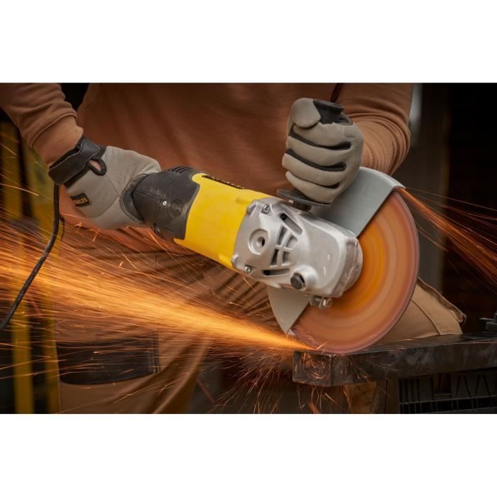 1-hand grinder 230mm - 2000W - Ø 230mm, 6500 rpm, 3-position side handle - STANLEY FATMAX, FMEG232-QS