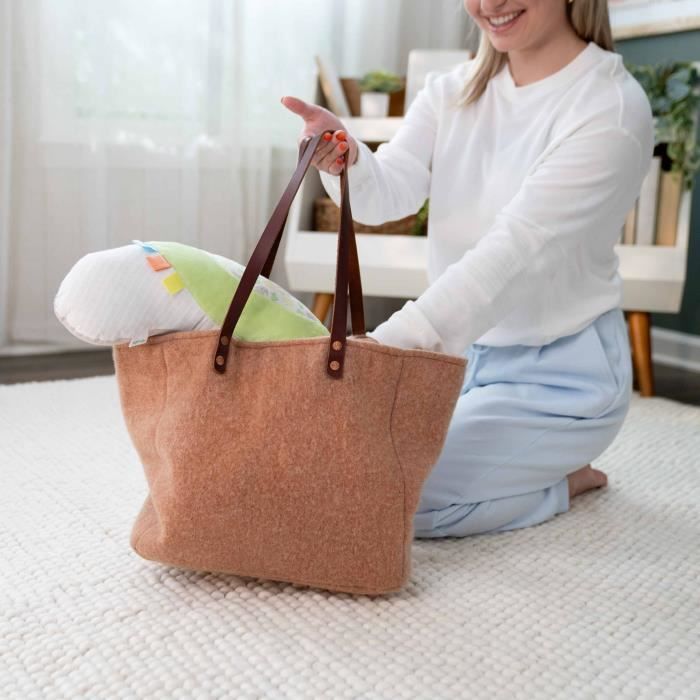 INGENUITY Sylvi Baby Play Mat for Tummy Time with Multi-Sensory Toys