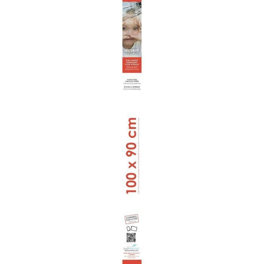 Adhesive Film for Windows - EASY PROTEC - 100 x 90 cm - Safety