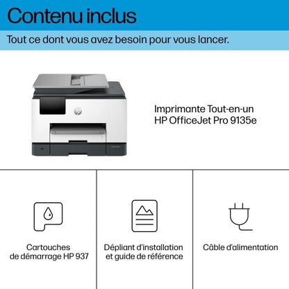 HP OfficeJet Pro 9135e Color Duplex All-in-One Printer, 3 months Instant Ink included with HP+