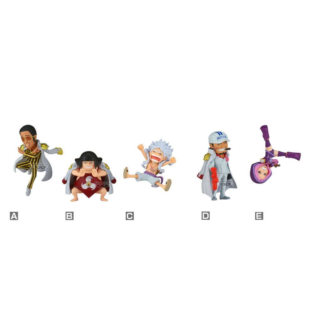 One Piece World Collectable Egghead 6 assorted figure 6-9cm