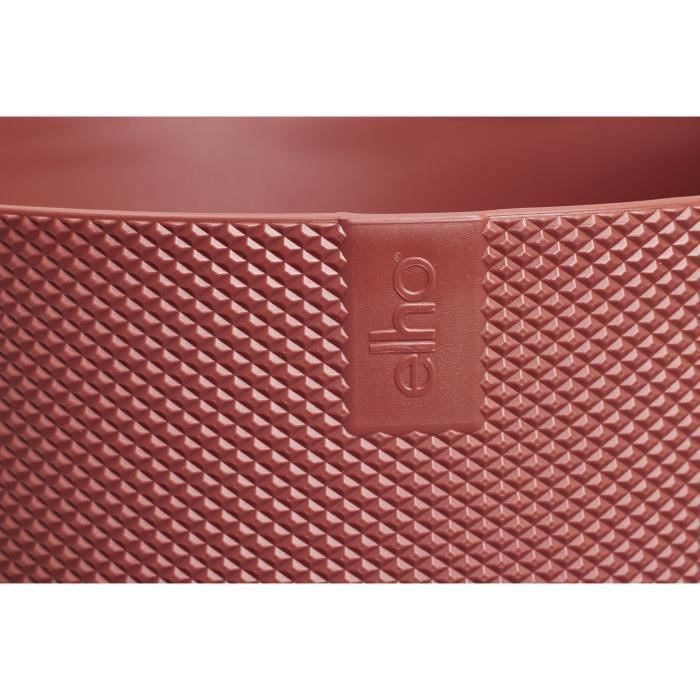 Flower pot - Elho - Jazz Round - Red - L 35 x W 34.5 x H 32 cm - Indoor - 100% recycled