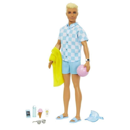 Barbie - Barbie Beach Day Ken (CP4) - 21a - Doll - 3 years old and +