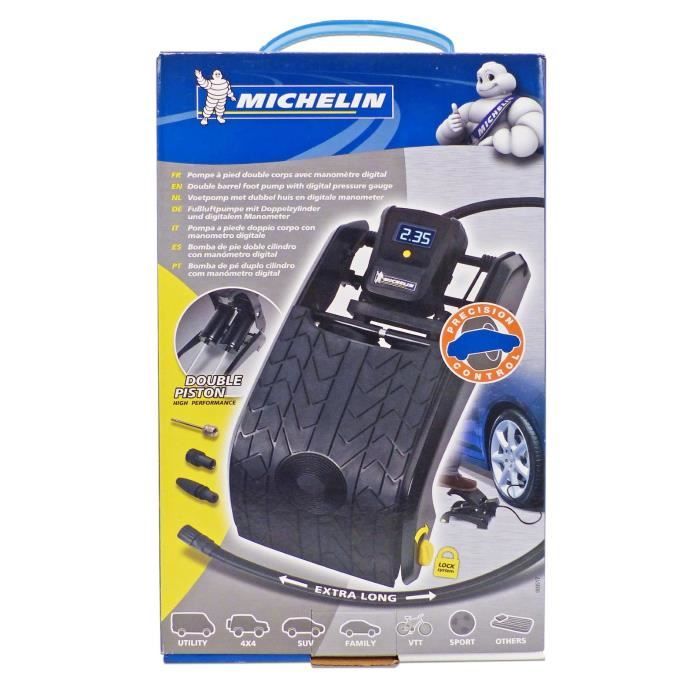 MICHELIN Foot Pump Double Piston Manometer