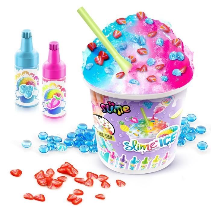 Canal Toys - SO SLIME DIY - Slime Ice Mega Cup - With 2 scented dyes, 1 spoon and decorations - SSC 300