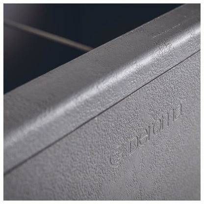 Muret Planter - DEROMA - Cosmo - Pearl - With water reserve - Casters - 78 cm