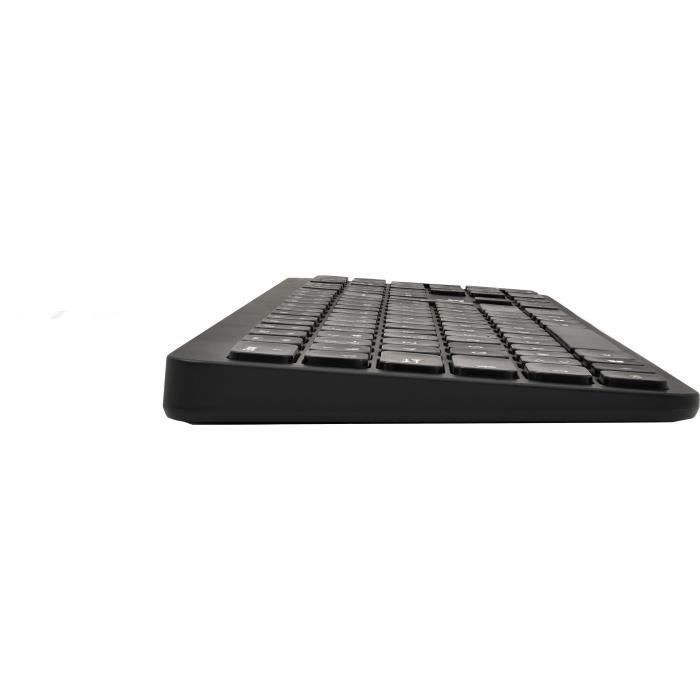 Wireless black keyboard mouse pack SLIM