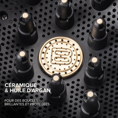 XL Ceramic Hot Air Diffuser - Bellissima - Diffon Supreme Argan Oil For Curly Hair - 2 Speeds 3 Temperatures