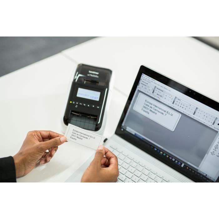 Professional label printer with Wi-Fi, Ethernet and Bluetooth network