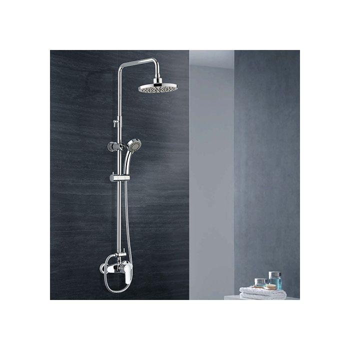 Rousseau Shower column with SHENENTI CHROME mechanical mixer faucet