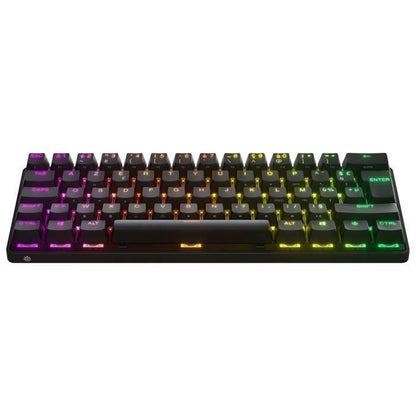 Gaming Keyboard - AZERTY - STEELSERIES - Apex Pro Mini Wireless FR - Without Numeric Keypad - Backlit - Black