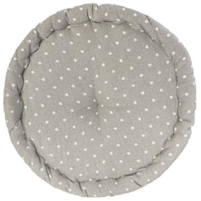 Round floor cushion - TODAY - CHARME - Constance print - 40 x 12 cm