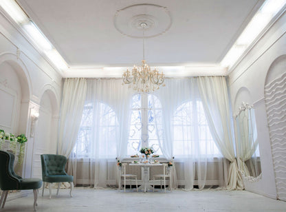 Hollywood Brush 18 light Silver Chandelier