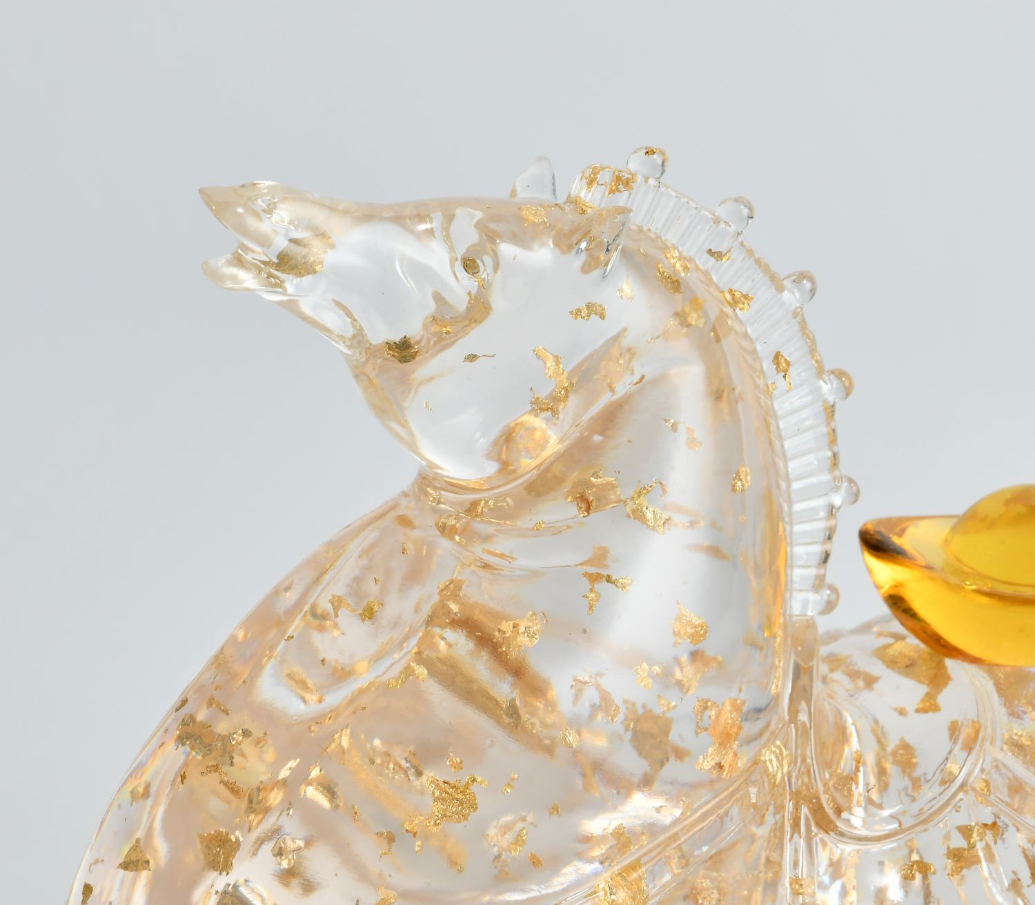 Golden Horse Sculpture