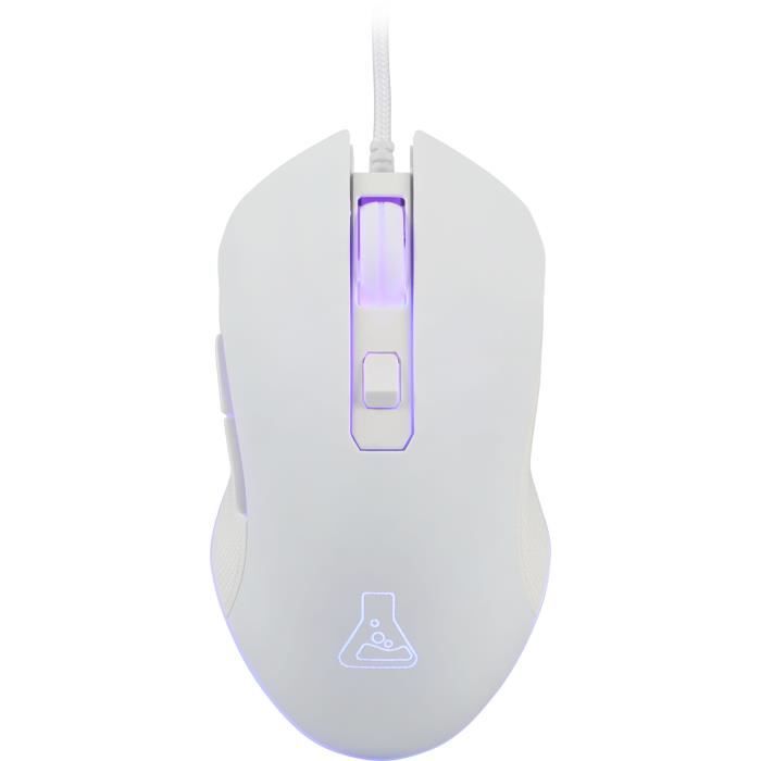 Wired Gaming Mouse - THE G-LAB - KULT HELIUM - White
