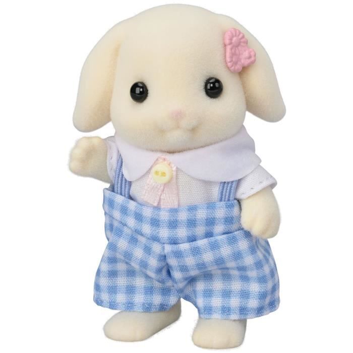 Doll - SYLVANIAN FAMILIES - Brother and Sister Rabbit Aries - Gardening - Articulated - Multicolor