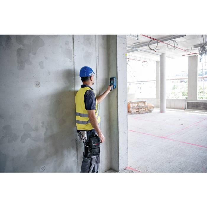 Bosch Professional D-Tect 200 C wall detector with 1 x 12V 2.0Ah battery, charger, USB-C cable, wrist strap, in L-Boxx - 0601081601