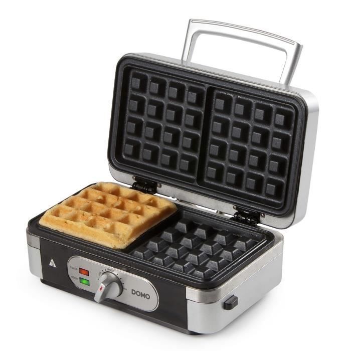 DOMO DO9136C Multifunction waffle maker - Stainless steel