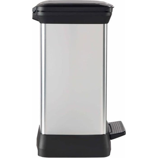 CURVER Pedal Bin Duo Déco 10 + 18 L - 39x29x50.5 cm