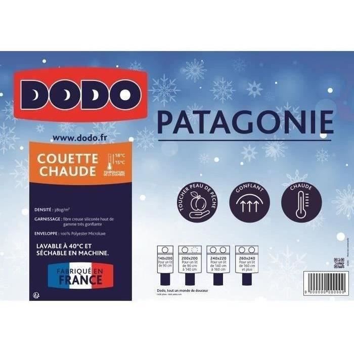 DODO White Patagonia warm duvet - 220x240 cm