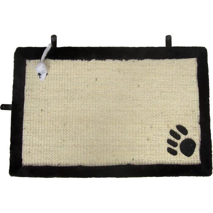 AIME Scratching pad with hanging toy - 35 x 55 cm - for cat