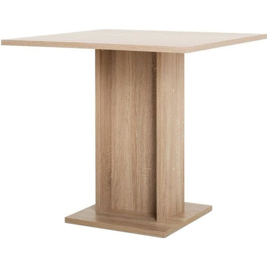 Dining table for 2 to 4 people - Square - Classic - Chene decor - Gustave - L 80 x W 80 cm