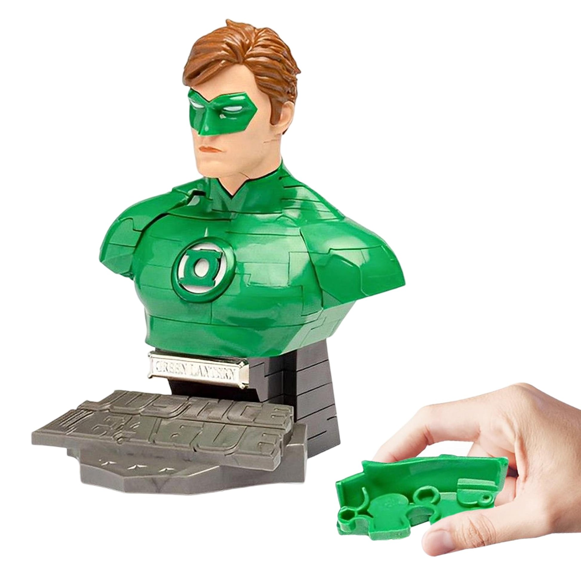 Eaglemoss DC Green Lantern 72 Piece 3D Jigsaw Puzzle | Solid Color