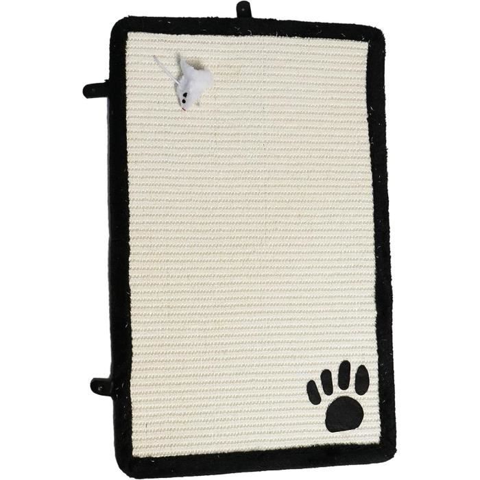 AIME Scratching pad with hanging toy - 35 x 55 cm - for cat
