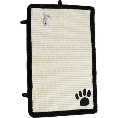 AIME Scratching pad with hanging toy - 35 x 55 cm - for cat