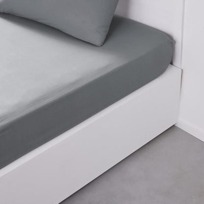 TODAY ESSENTIAL TODAY CHARG - 90 x 190 cm - 1 person - 100% UNE COTTON - Steel