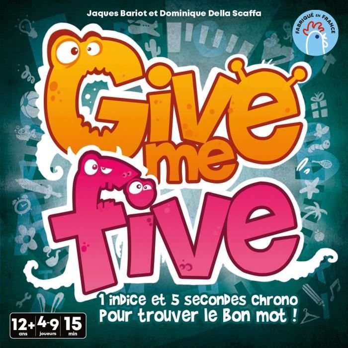 Give me five - Asmodee - Team communication games - 12 year olds