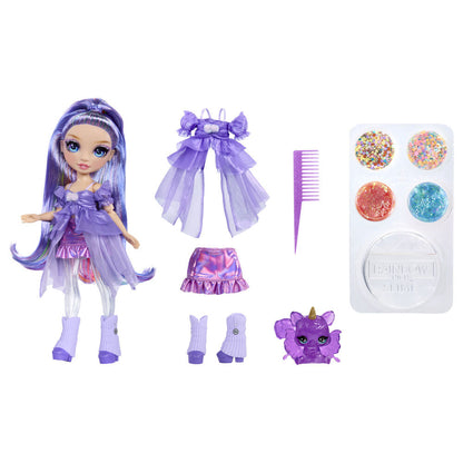 Rainbow High Rainbow Shimmers Feature Fantasy Violet doll