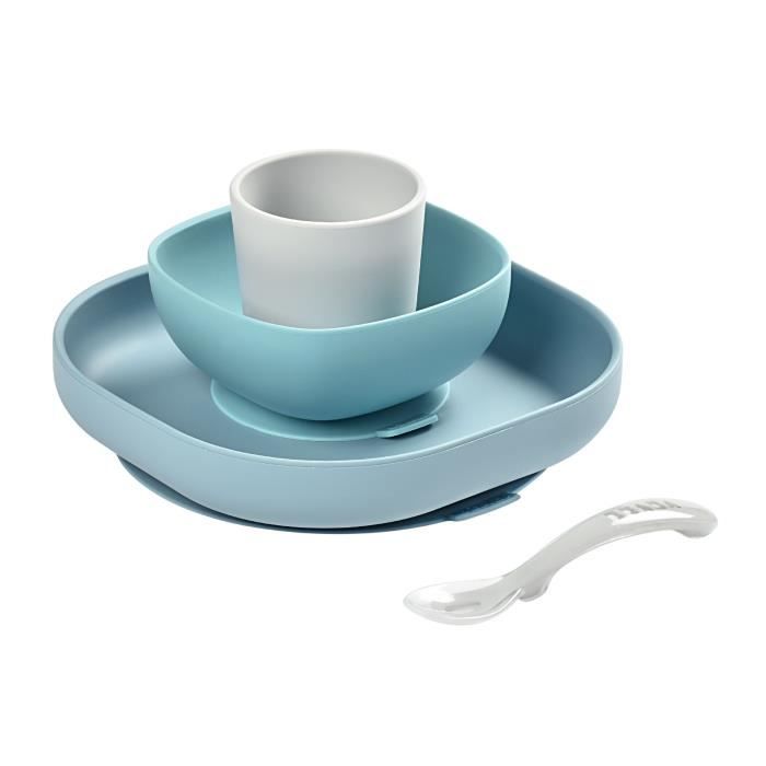 BEABA Silicone meal set 4 pieces - jungle