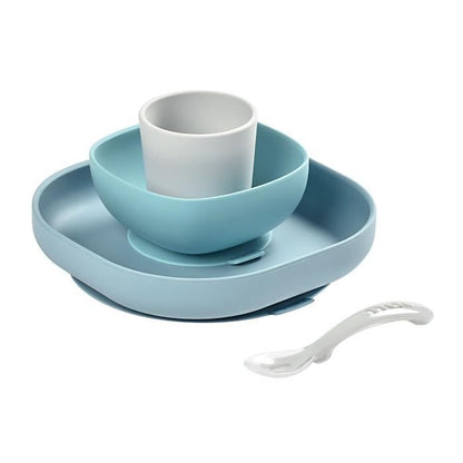 BEABA Silicone meal set 4 pieces - jungle