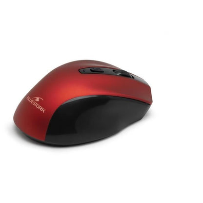 Wireless Mouse - BLUESTORK - OFFICE 75 - Rechargeable - PC/MAC - Red