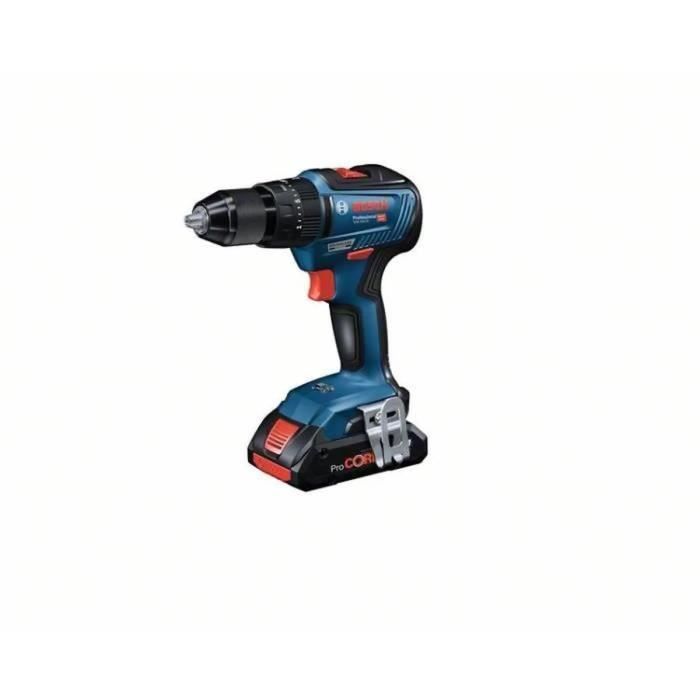Bosch Professional GSB 18V-55 percussion drill + 2 batteries 2.0Ah + charger GAL 18V-40
