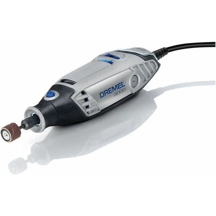 Dremel 3000 multifunction rotary tool (130 W, delivered in a box with 1 bag and 15 accessories)