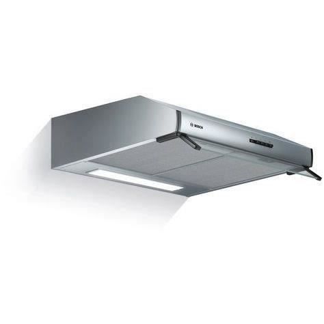 Classic Wall Hood Bosch Dul63cc50 - L 60 cm - Stainless steel - Evacuation / Recycling - 350 m³ Air / h max in evacuation - 72 dB