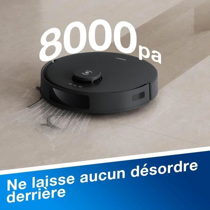 ECOVACS Deebot N20 Pro PLUS - 8000Pa Robot Vacuum Cleaner with Automatic Dust Collection - 45 Days of Autonomous Cleaning