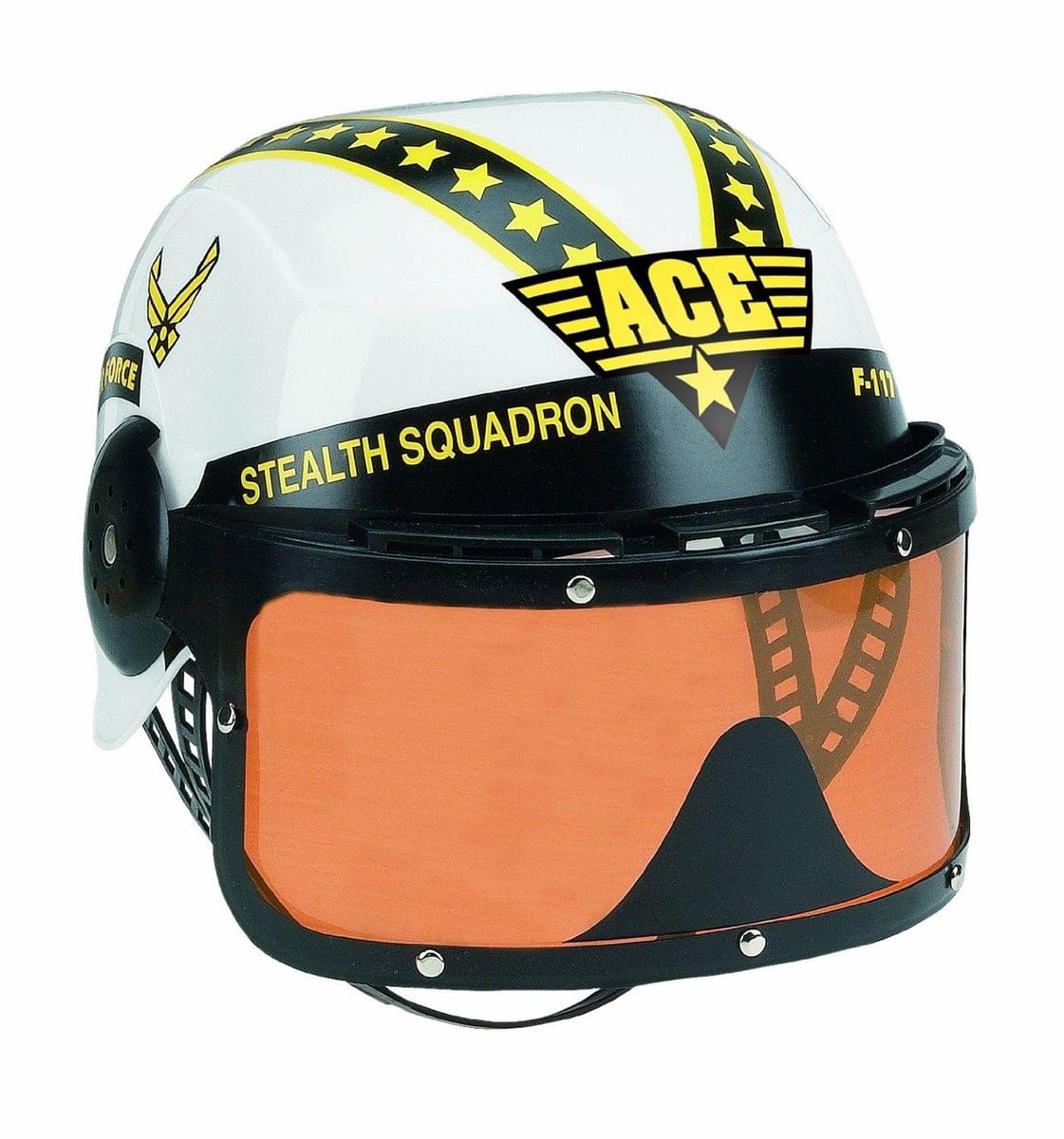 Jr. Armed Forces Pilot Costume Helmet Child One Size