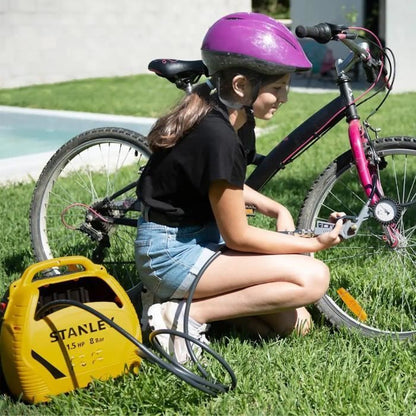 Stanley Air compressor without tank + Air Kit Inflage Kit - 1.5 CV