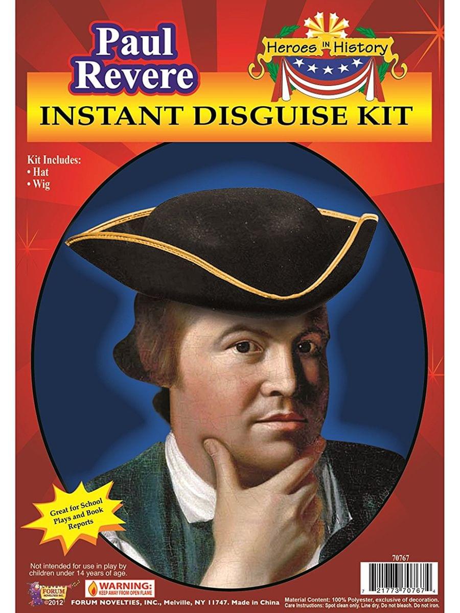 Paul Revere Instant Costume Disguise Kit Adult One Size