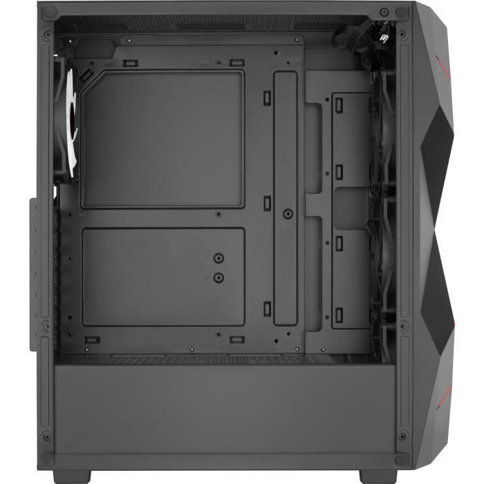 PC case - AEROCOOL - Volcan G v1 (Black) - Mid-tower - ATX format - Without power supply