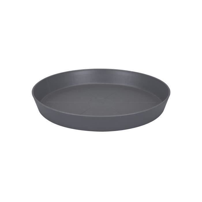 ELHO Round Loft Urban Saucer - Ø 30 cm - Charcoal Gray