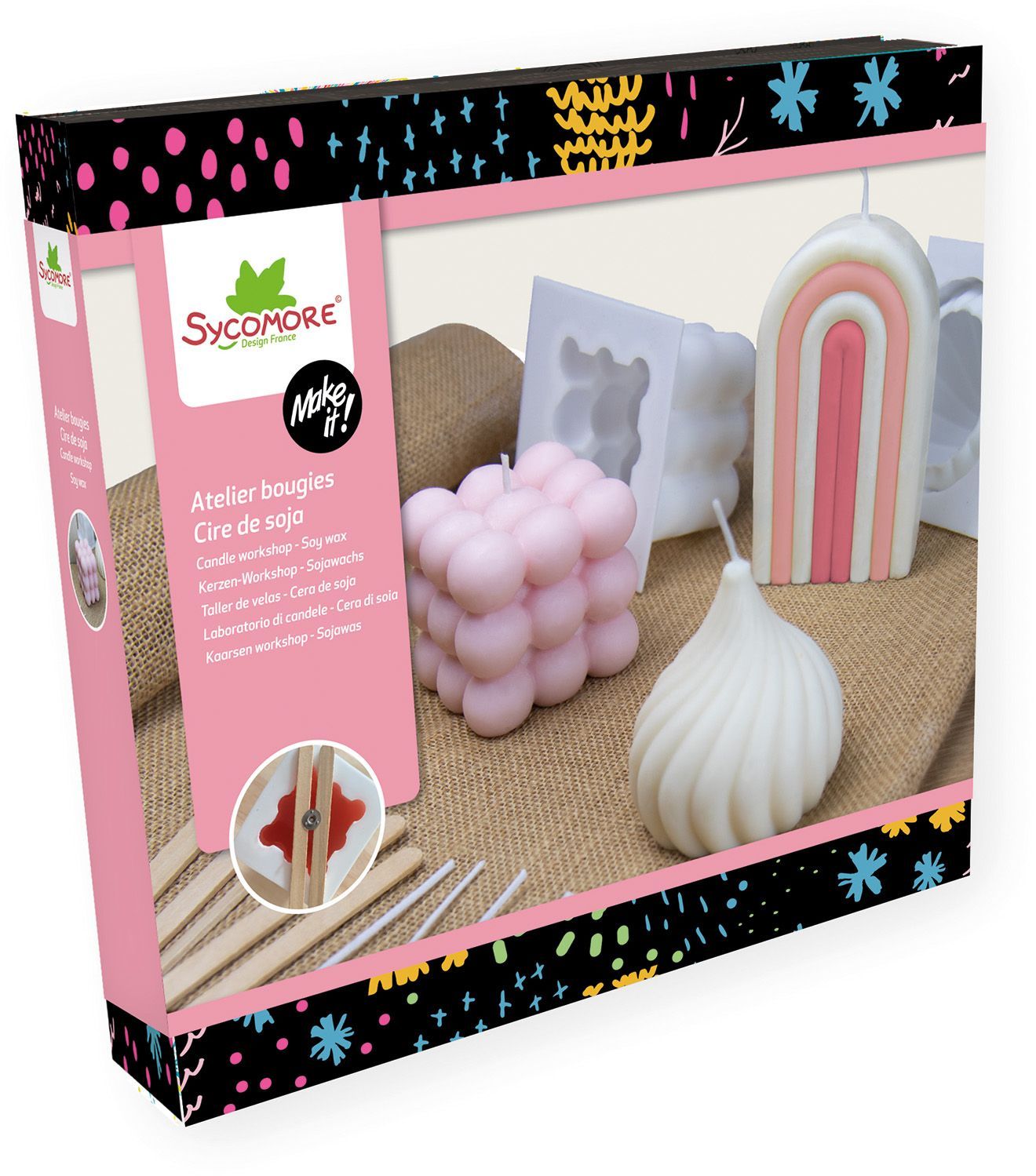 Sycomore - Realizes 5 candles soy wax