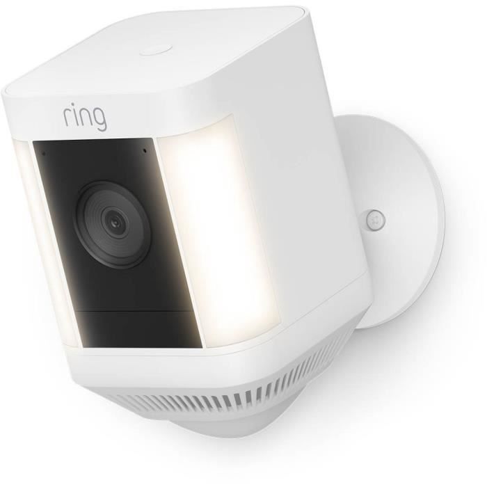RING Spotlight Plus Battery Surveillance Camera - White - EU